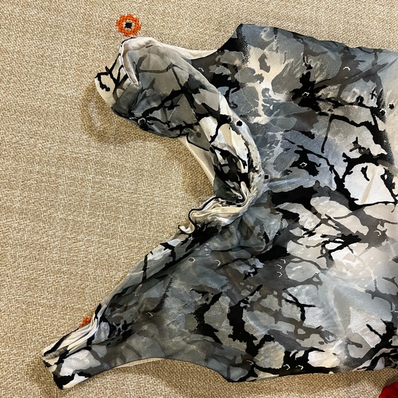 Cartise Women Black White And Gray Cocktail Dress Size 2 - Picture 2 of 10